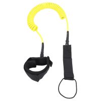 Outdoor Surfboard Foot Rope High Toughness Surfboard Coiled Standing Skis Foot Rope Tpu Paddle Rope Surfing Accessories