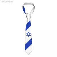 ℗❡ Israel Flag Israelite Country Men Women Neck Ties Casual Plaid Tie Suits Slim Wedding Party Business Necktie Gravatas