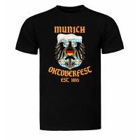 Munich Oktoberfest Eagle Beer Drinking Festival Holiday Gift Black T-Shirt