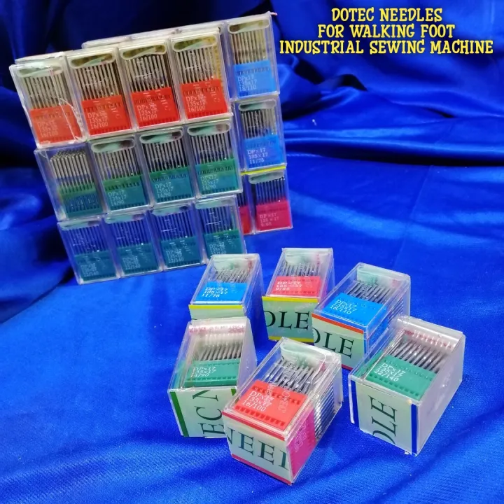NEEDLES/DOTEC NEEDLES DPX17 9, 11, 14, 16, 18, 21, 22 FOR WALKING FOOT INDUSTRIAL SEWING