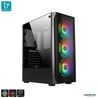 เคสคอมพิวเตอร์ Tsunami Coolman 190-4 Tempered Glass ATX Gaming Case รับประกันสินค้า 1 ปี