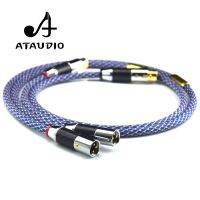 Hifi Silver-plated XLR Cable High Quality Dual Shielding 2 XLR Male to 2 XLR Female Cable