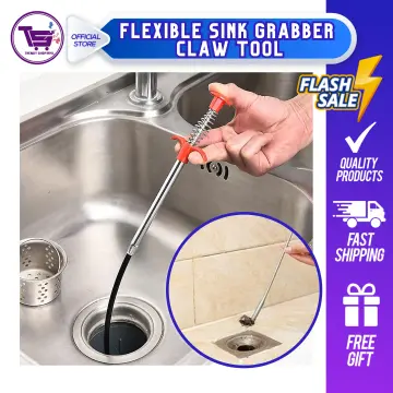 Bathroom Spring Pipe Dredging Tools Kitchen Sink Cleaning Hair Catcher Hair  Clog Remover Grabber for Shower