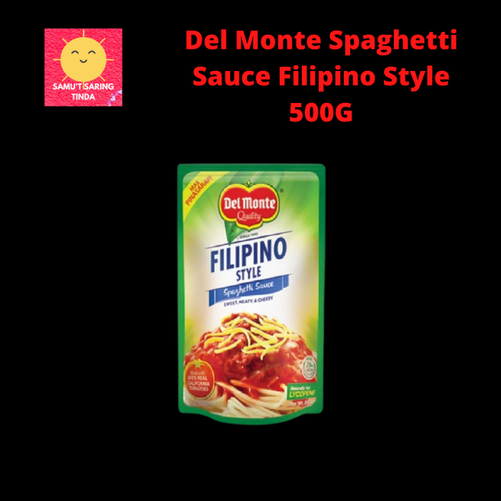 Del Monte Spaghetti Sauce Filipino Style 500G (Expiry date July 2024