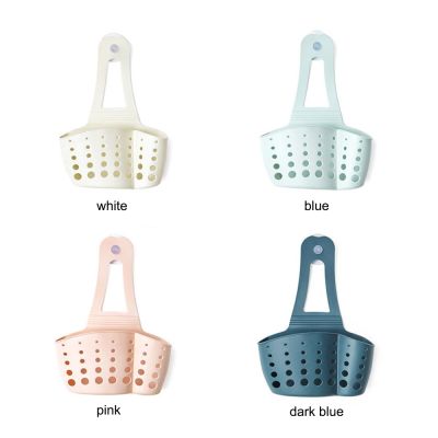 【CW】 Adjustable Sink Caddy Storage Basket Drain Kitchenware Sponge Holder Cleaning Cup TPR Multicolor Plastic Balls