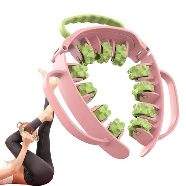 leg-clamp-roller-neck-and-shoulder-massager-with-roller-ball-360massage-ring-shaped-leg-massage-roller-detachable-cellulite-roller-for-thighs-sturdy