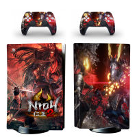 เกม Nioh PS5 Standard Disc สติกเกอร์รูปลอกสำหรับ PlayStation 5 Console และ 2 Controllers PS5 Disk Skin Vinyl-yrumrudang