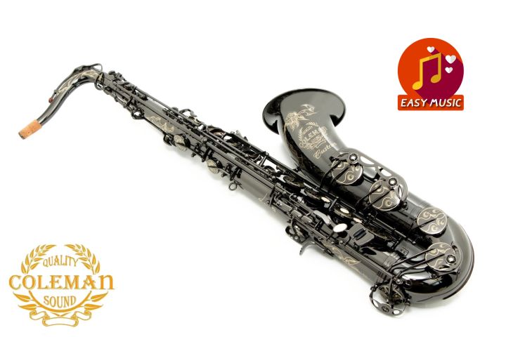 แซกโซโฟน-saxophone-tenor-coleman-clc-551t-black-nickel