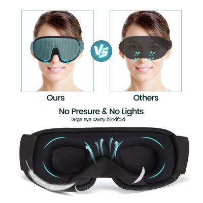 ‘；【-； 100% Block Light 3D Sleeping  Blindfold Sleep  For Eyes Shade Tapa Olho Para Dormir Eyepatch Sleeping Eye Cover Dormir
