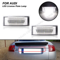 2PCS สำหรับ Audi TT 8N 1999 2000 2001 2002 2003 2004 2005 2006สีขาว LED จำนวนป้ายทะเบียน Light Kit Plug &amp; Play ข้อผิดพลาดฟรี