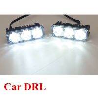 แหล่งรถยนต์2ชิ้น/เซ็ต6 Led 9W โคมไฟอัตโนมัติกันน้ำ Drl สีขาวสำหรับวิ่งกลางวันใหม่