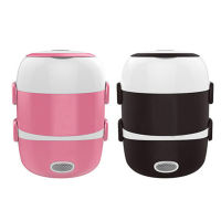 Mini Electric Rice Cooker Stainless Steel 23 Layers Steamer Portable Meal Thermal Heating Lunch Box Food Container Warmer