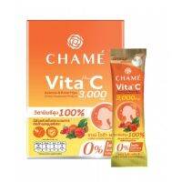 CHAME ชาเม่ ไวต้า พลัส ซี อะเซโรล่า แอนด์ โรสฮิป 6 ซอง (ชาเม่วิตซี กล่องส้ม)