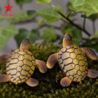 【 Ready Stock 】 Mini Turtle Model Resin Ornaments Fine Workmanship Layout Prop Aquarium Fish Tank Landscape Decoration