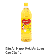Dầu ăn Happi Koki An Long cao cấp 1L