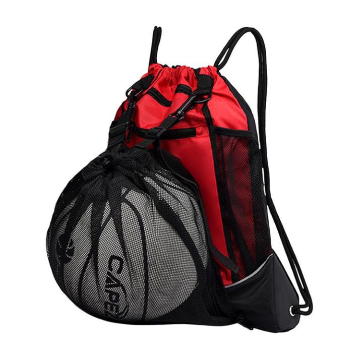 drawstring-basketball-backpack-for-boys-gym-bag-sports-sack-with-detachable-ball-mesh-bag-wear-resistant-sports-gym-string-backpack-advantage