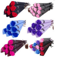 3.5cm Bouquet Gift Decoration Mothers Day Carnation Soap Flower Wedding