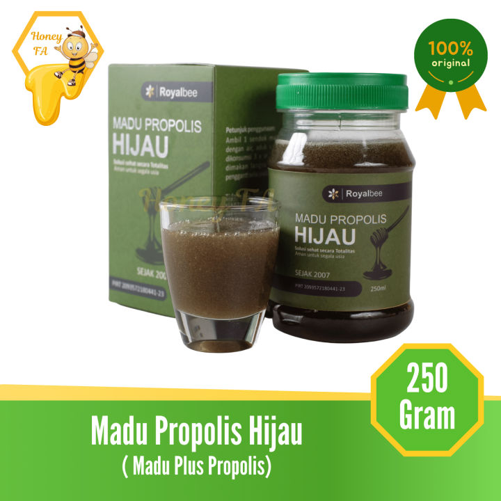 Madu Propolis Hijau + Spirulina Asli Vitamin Nutrisi Tubuh Lazada Indonesia