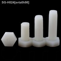 Nylon Hex Head Screws White Plastic Hexagon Bolts Screw M3 M4 M5 M6