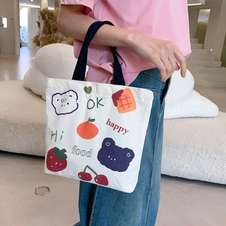 homemart-shop-กระเป๋าสำหรับผู้หญิง-กระเป๋าผ้าแคนวาส-กระเป๋าสะพายข้าง-สไตล์เกาหลี-มี-5สี-5ลาย-bag02