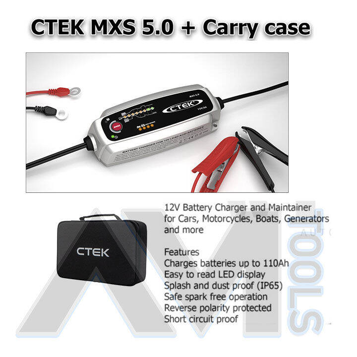 Automatic Car Battery Charger 12 volts CTEK MXS 5.0 Smart Battery