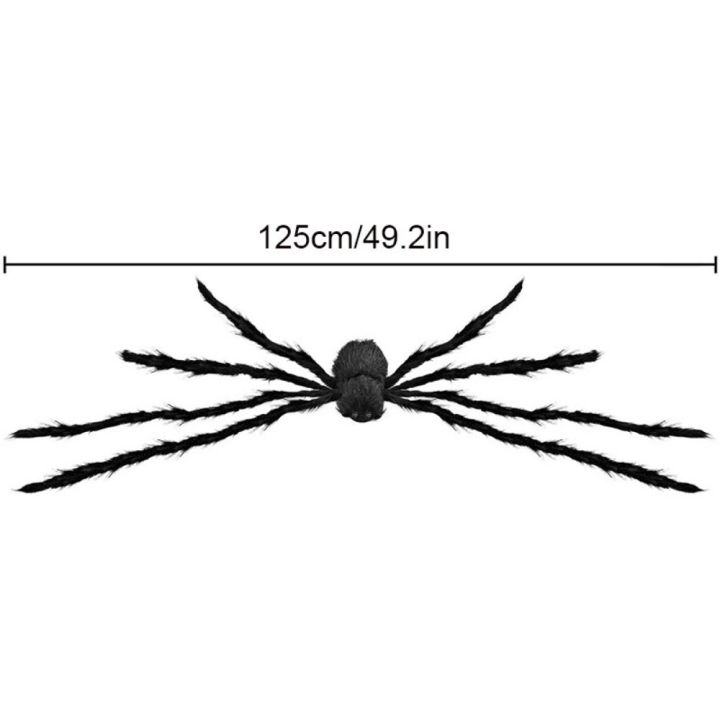 ฮาโลวีน-ฮาโลวีน-ใยแมงมุม-halloween-accessories-แมงมุมจำลองสีดำแบบมีไฟ-led-เสื้อยืดแฟนคลับอนิเมะแบบจำลองวันฮาโลวีนตุ๊กตาแมงมุมเครื่องประดับแมงมุมผ้ากำมะหยี่แบบยืดหยุ่นได้