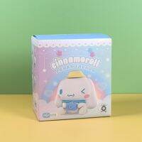 Sanrio Cinnamoroll ชุดกล่องทึบของเล่นกลางแจ้งถิ่นทุรกันดารกล่องทึบของเล่นพัดลมพัดลมหน้าร้อนของเล่นของขวัญเด็กผู้หญิงเด็กน้อยโมเดลสะสม