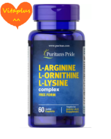 Puritans Pride Tri-Amino L-Arginine L-Ornithine L-Lysine 60 Tablets