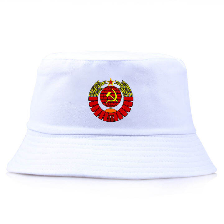 hot-soviet-emblem-bucket-hat-russia-ussr-flag-cap-cccp-print-panama-caps-men-women-ussr-soviet-union-sun-visor-foldable-hats