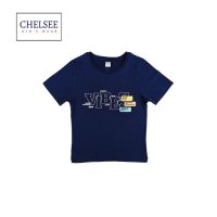 Chelsee เสื้อยืดคอกลม เด็กผู้ชาย รุ่น 127780 ลาย VIBES อายุ 3-11ปี ผ้า 100%Cotton ผ้านุ่ม เสื้อผ้าเด็กแฟชั่น เสื้อผ้าเด็กโต