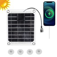 10W Double-Sided Powers Generation Solar Panel Tourism Monocrystalline Silicon USB Charging Solar Panel