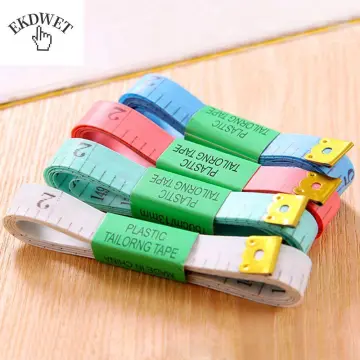 1pc/2pcs Soft Measuring Tape Tailor Tape Body Measuring Ruler Sewing Tool  with Snap Fasteners