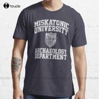 New Miskatonic University Archaeology Department Re Animator Necronomicon Lovecraft T-Shirt Oversized Shirts Cotton Tee Shirt XS-4XL-5XL-6XL