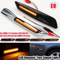 ♗ 1Pair Dynamic Sequential 12V LED Side Marker Light Turn Signal Lamp For BMW 1 3 5 Series F10 F30 E90 E91 E92 E93 E46 E60 E61