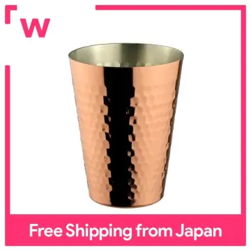 Japanese Hammered Copper Tumbler