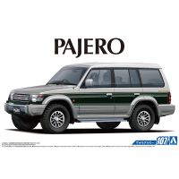 Aoshima 05710 1/24 Mitsubishi Pajero Super Exceed 91 SUV Sport Utility Vehicle Car Hobby Toy Plastic Model Building Assembly Kit