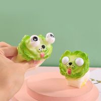 Novelty Cartoon Cute Vegetable Dog Funny Eyeball Burst Squeeze Toy Creative Cute Kids Decompress Toys Pinch Music Fidget Toys