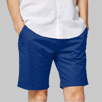 Shorts Man กางเกงขาสั้นผู้ชาย สีน้ำเงิน (เอวตะขอ)