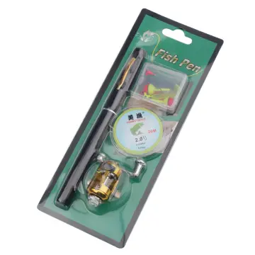 ALX BORONG Malaysia Portable Mini Pocket Fishing Pen Aluminum