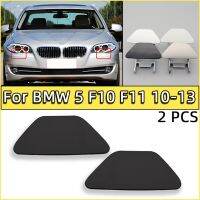 2ชิ้นสำหรับ BMW 5 F10ซีดาน F11แวกอน520 523 525 528 530 535 550 2010 2011 2012 2013ฝาฝาครอบ Jet หัวฉีดน้ำ3ทางที่ปรับได้ตัวล้างโคมหน้ารถยนต์