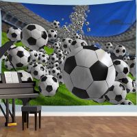 3D football football field print tapestry fashion home decoration photography props bedroom wall cloth tablecloth birthday gift