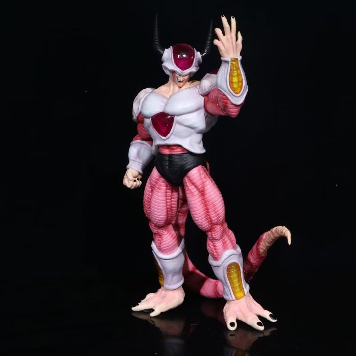 ดราก้อนบอล-frieza-สีทองฟรีเซอร์รูปรูสีขาว-gk-รูปปั้นอะนิเมะมือทำ