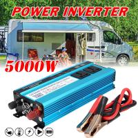 12V-220V ตัวแปลงคลื่นไซน์ที่ปรับเปลี่ยนเครื่องแปลงไฟจากแสงอาทิตย์5000W สูงสุด-12V-220V