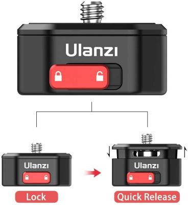 Ulanzi Claw Quick Release System Plate 1/4 Tripod Base Mount Shoulder Strap For Sony Canon Nikon DSLR Camera Accessories