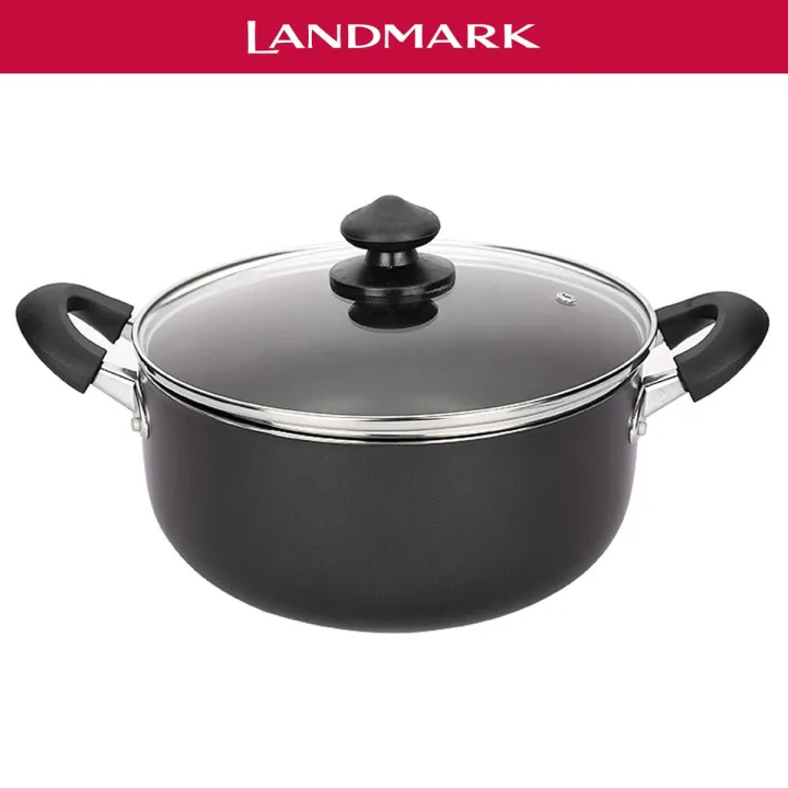 Royal King Non-stick Stock Pot 24cm with Glass Lid | Lazada PH