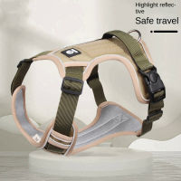 Adjustable Harness Dog Reflective Safety Training Walking Chest Vest Leads Collar For French Bulldog s Dogs Accessories