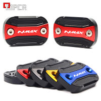 CNC เบรคหน้าหมวกอ่างเก็บน้ำของเหลวปกหมวกอุปกรณ์มอเตอร์ไซค์สำหรับ Yamaha Nmax N-max 125 155 2017 2018 2019สีแดงสีฟ้าสีดำ