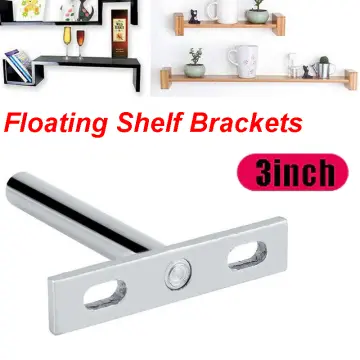 Floating Shelf Bracket 3/4/5 inch Shelf Brackets Heavy Duty Shelf