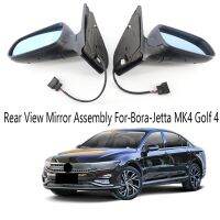 2PCS Car Side Door Power Rear View Mirror Assembly For-VW-Bora-Jetta MK4 Golf 4 1J1857507D 1J1857508D