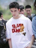 Cangshi Kazuki ข้อต่อภาพยนตร์ slam dunk เสื้อยืดผู้ชายฤดูร้อนน้ำแบรนด์ผ้าฝ้ายสีขาวบาสเกตบอลชุดคู่แขนสั้น